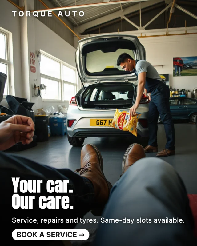 Torque Auto post: Your car, our care: a mechanic at work in the garage
