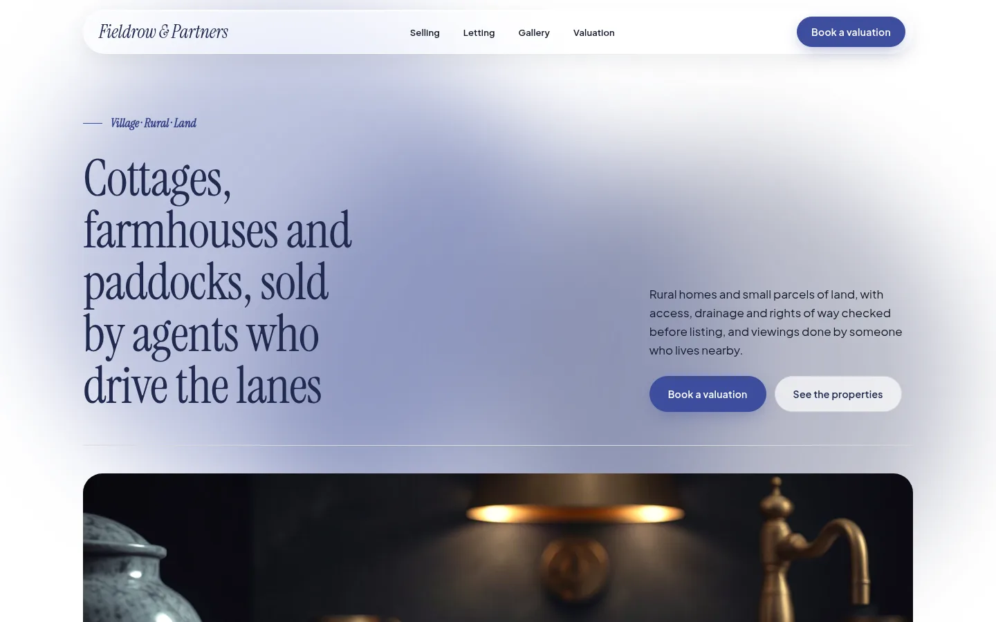 The Fieldrow & Partners website, as a visitor sees it